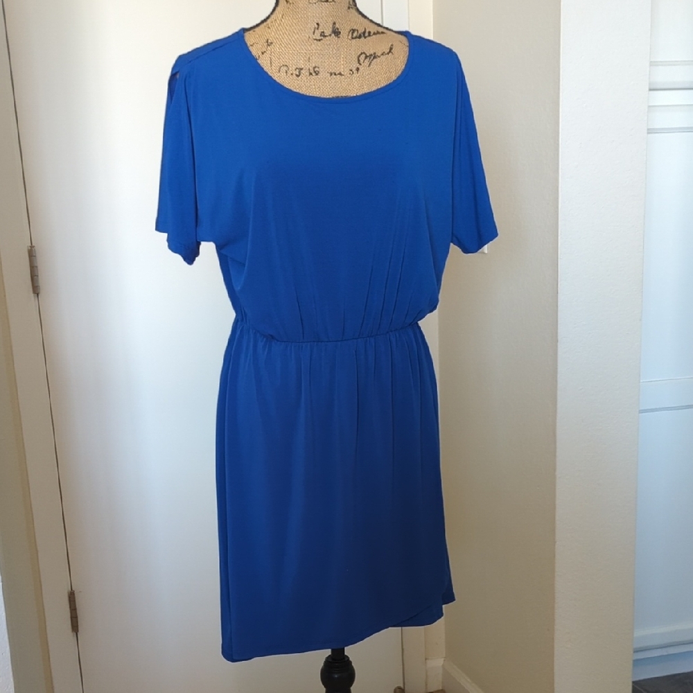 Collective Concepts Royal Blue Mini Dress